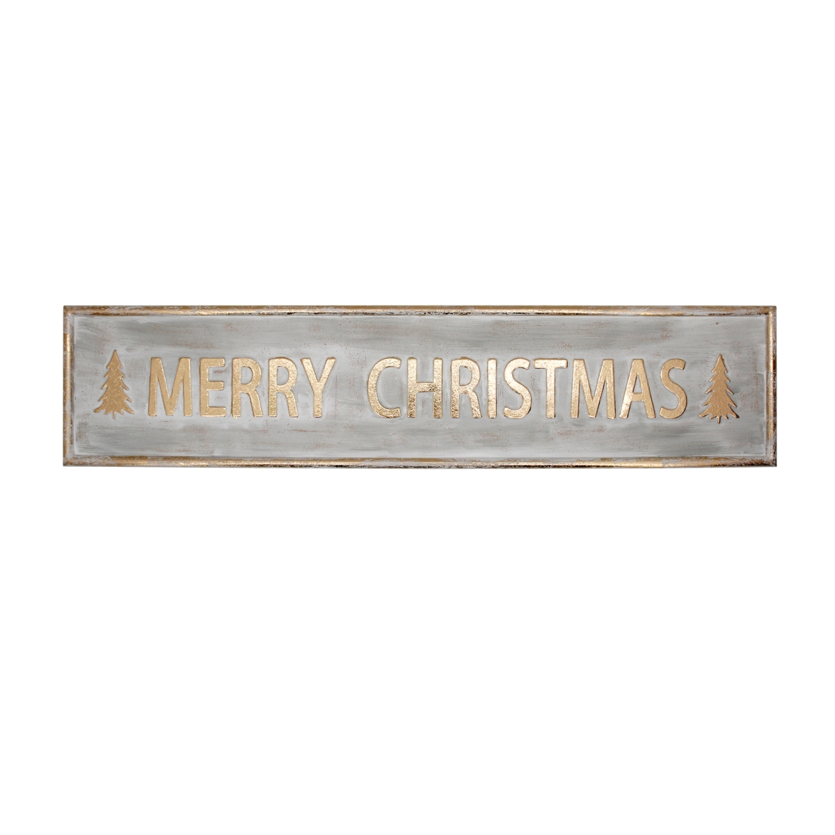 48 in. Merry Christmas Wall Sign, Gold