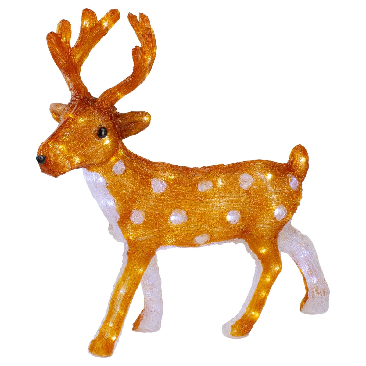 34850800 24 in. Lighted Commercial Grade Acrylic Reindeer with Antlers Christmas Display Decoration