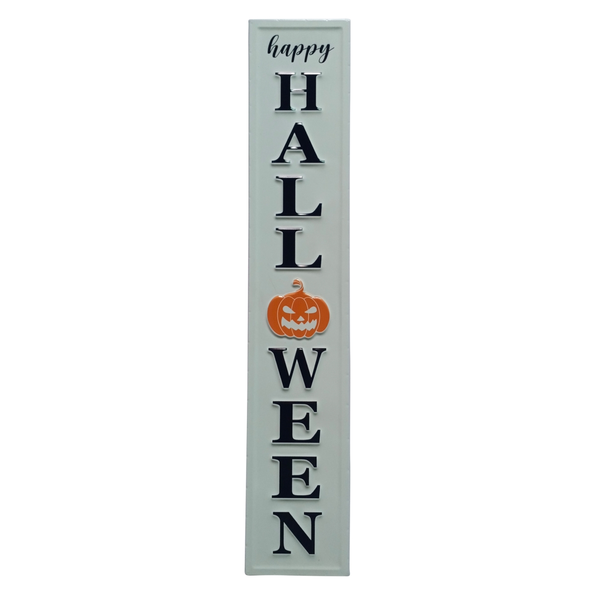 31.5 in. Metal Happy Halloween Wall Sign