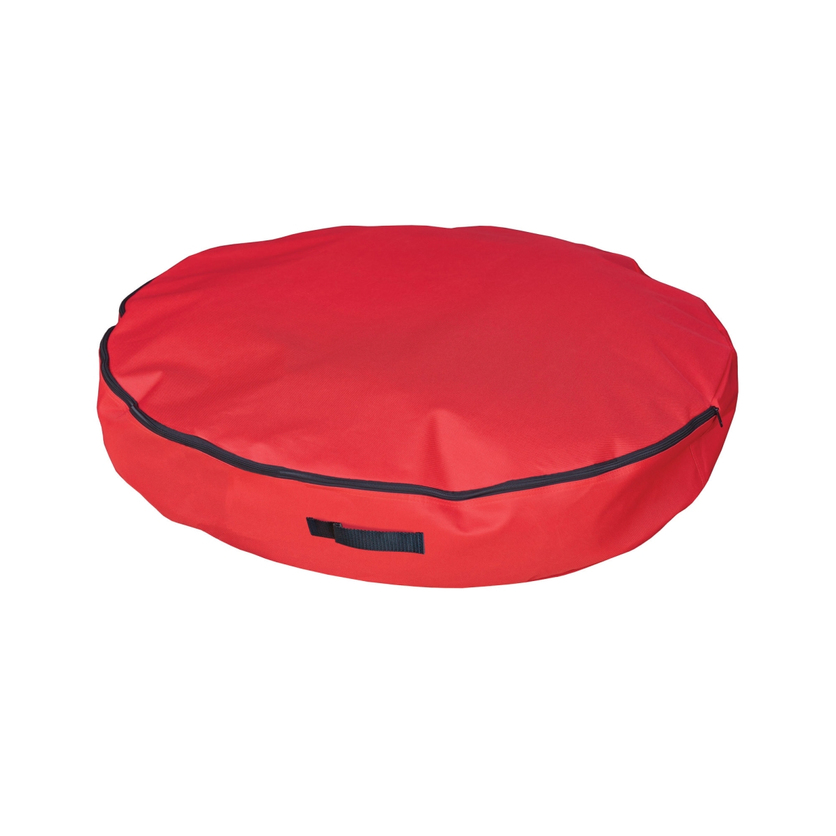34851011 36 in. Premium Christmas Wreath Storage Bag, Red