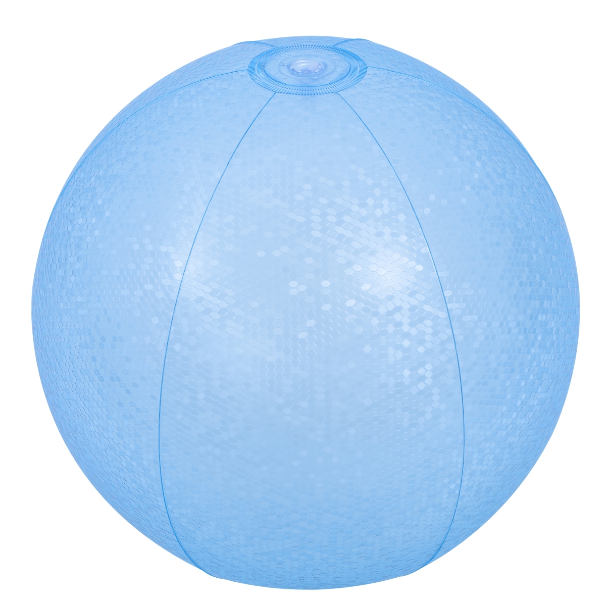 34958633 20 in. Blue Mosaic Inflatable Beach Ball