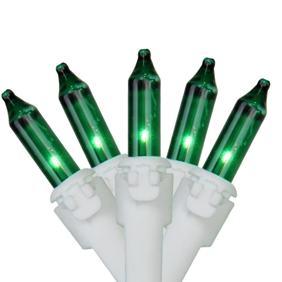 Picture of Brite Star 32635897 49.5 ft. White Wire Green Mini Christmas Light Set - 100 Count