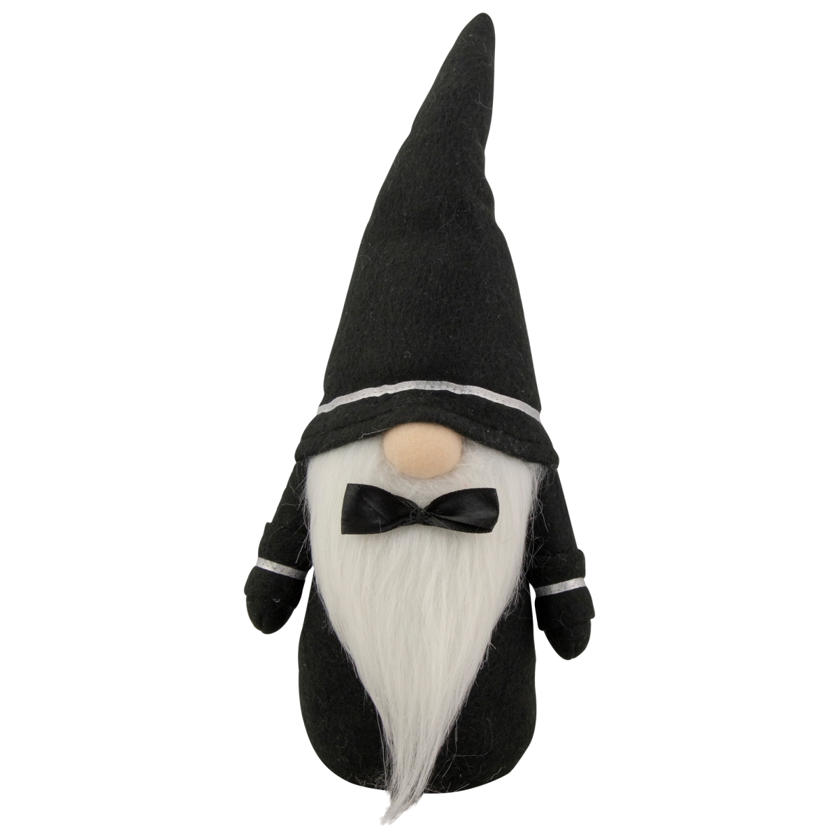 12.5 in. Black & White Wedding Day Groom Gnome