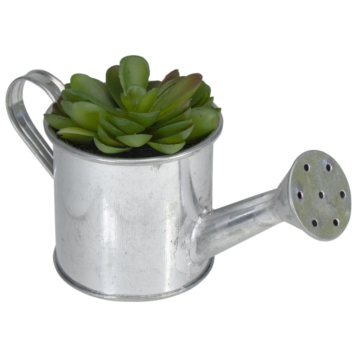 32738483 6 in. Potted Artificial Mini Echeveria Succulent with Watering Can