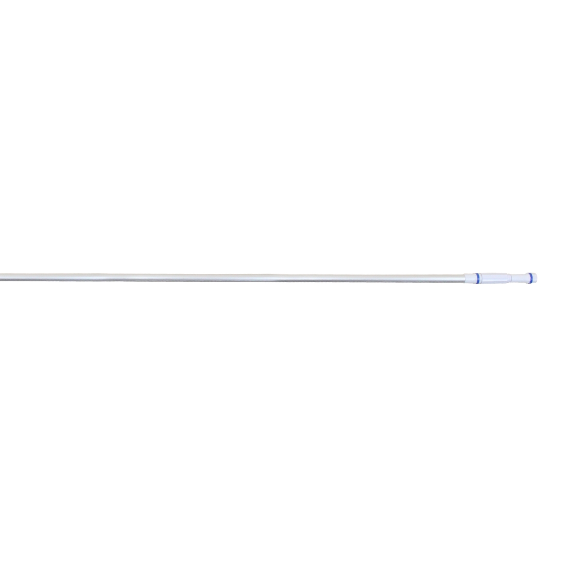 15.5 ft. Corrugated Adjustable Telescopic Pole for Vacuum Heads & Skimmers, Silver