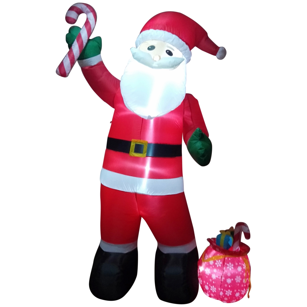 34851756 8 ft. Inflatable Santa Claus with Toy Sack Outdoor Christmas Decoration -  NorthLight