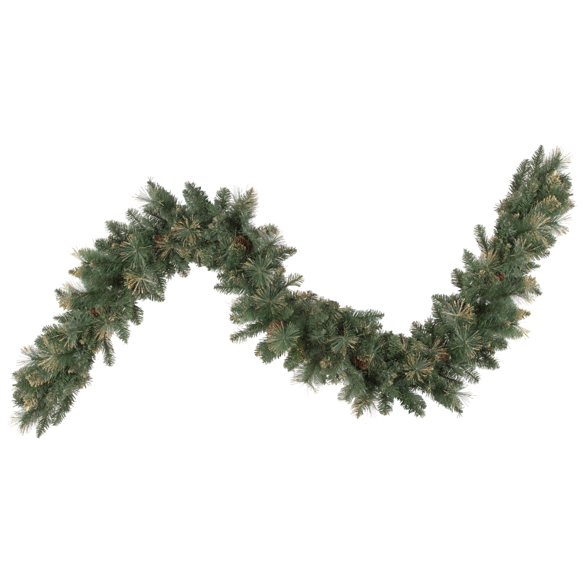 34908483 9 ft. x 10 in. Yorkshire Pine Artificial Christmas Garland - Unlit