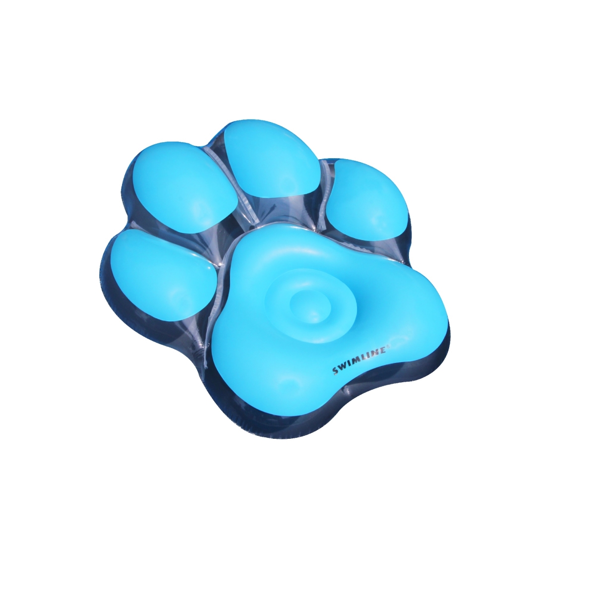 Picture of Swim Central 33386210 61 in. Inflatable Pawprint Island Swimming Pool Float&#44; Blue