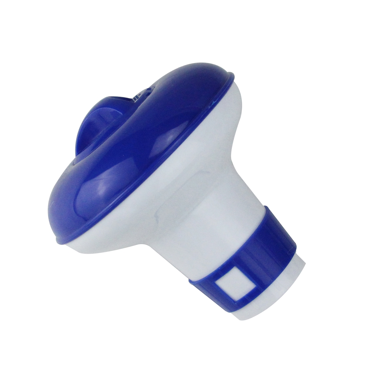 5.5 in. Pool Supply Mini-Tablet Floating Spa Dispenser, Blue & White