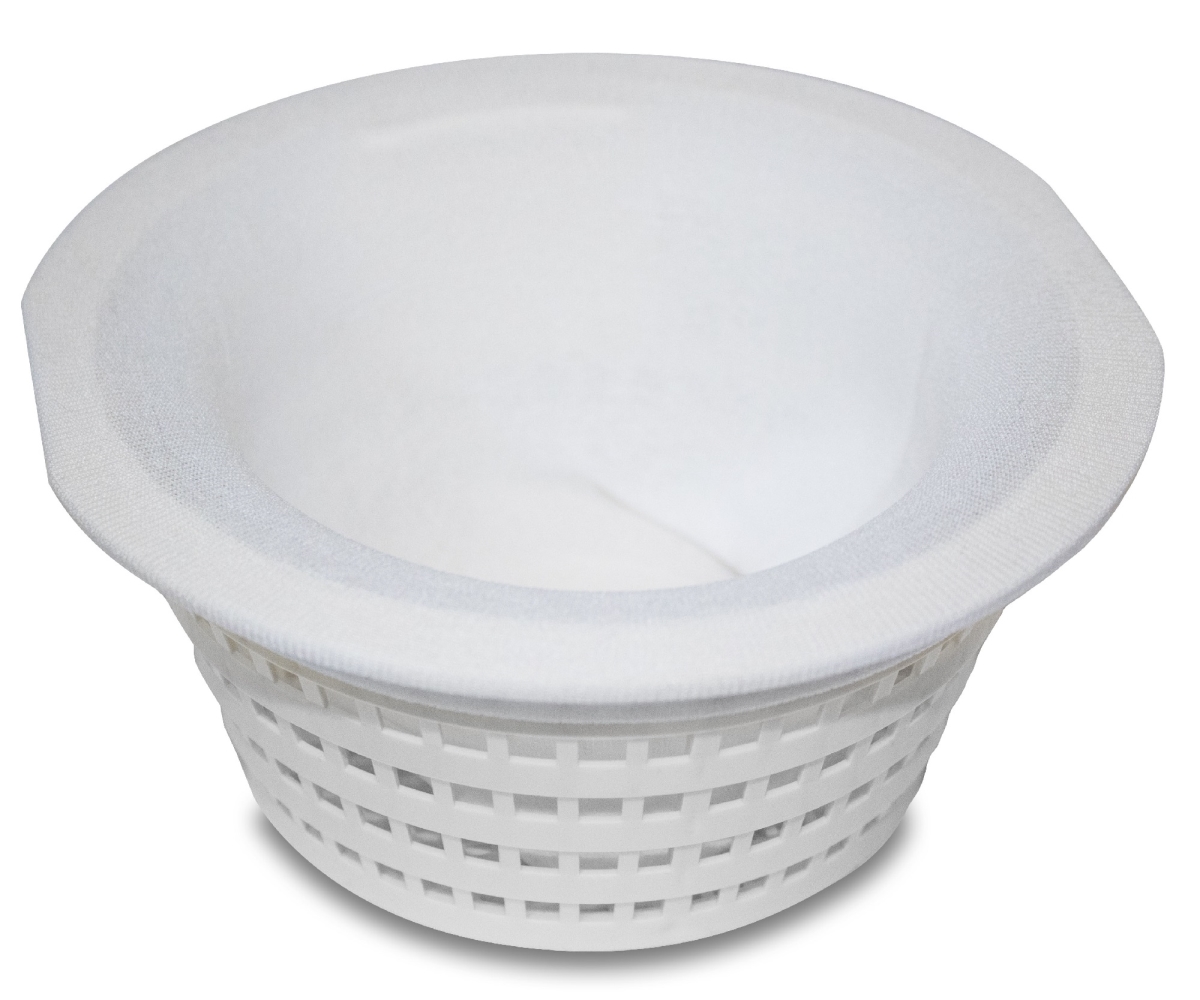 32754387 Basket Buddy Pool Filter System Saver Skimmer Socks, White - One Size