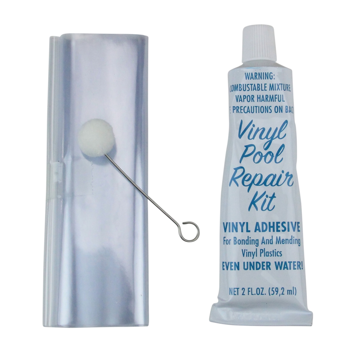 31481321 6 in. Multi-Use Repair Kit for Swimming Pools & Inflatables, Blue & White