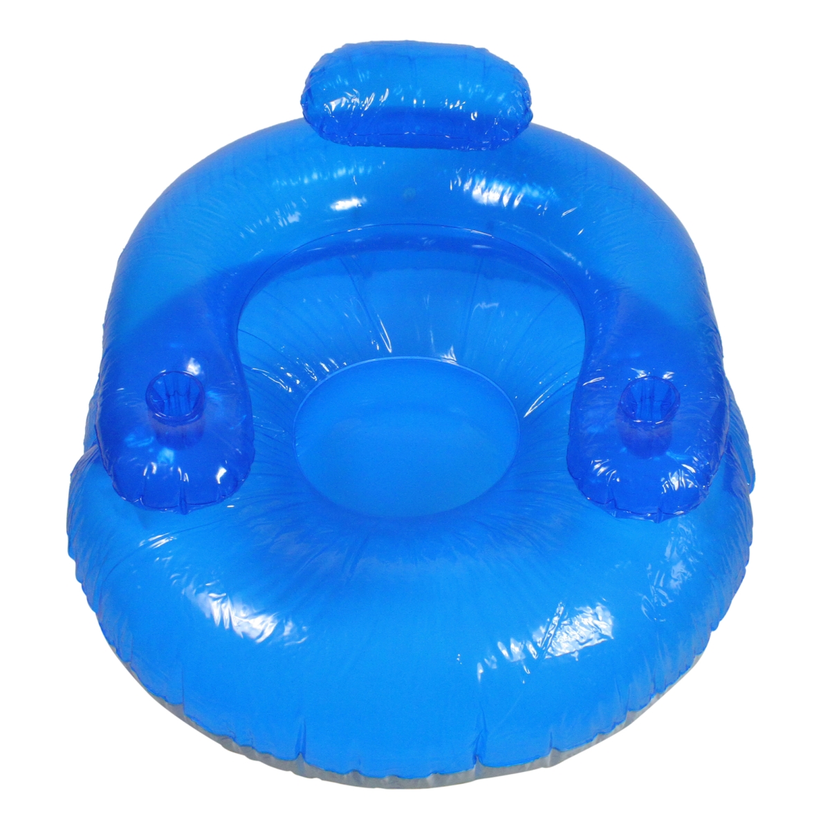32234172 43 in. Inflatable Transparent Swimming Pool Bubble Chair, Blue -  Swim Central
