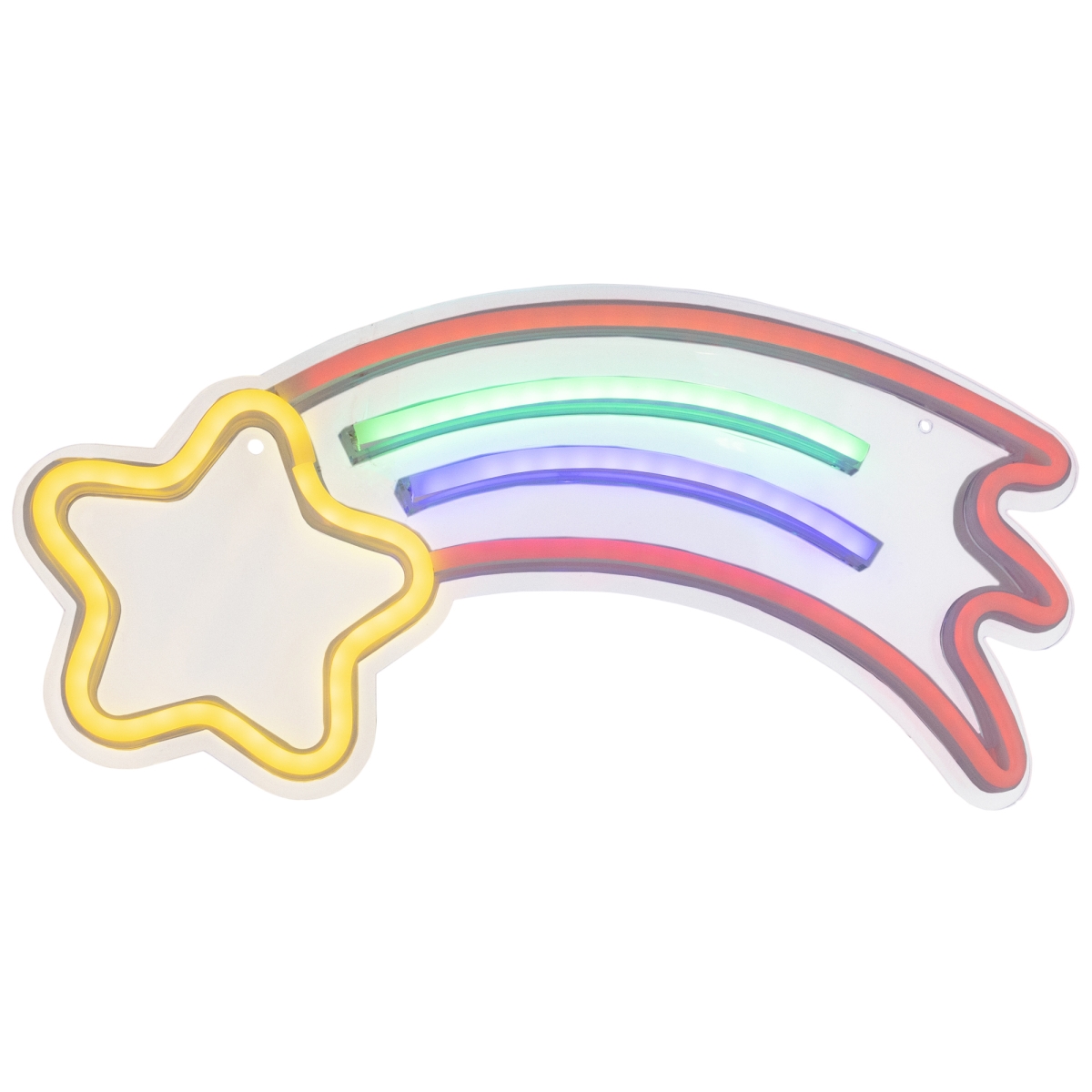 35127700 16 in. LED Neon Style Shooting Star Wall Sign