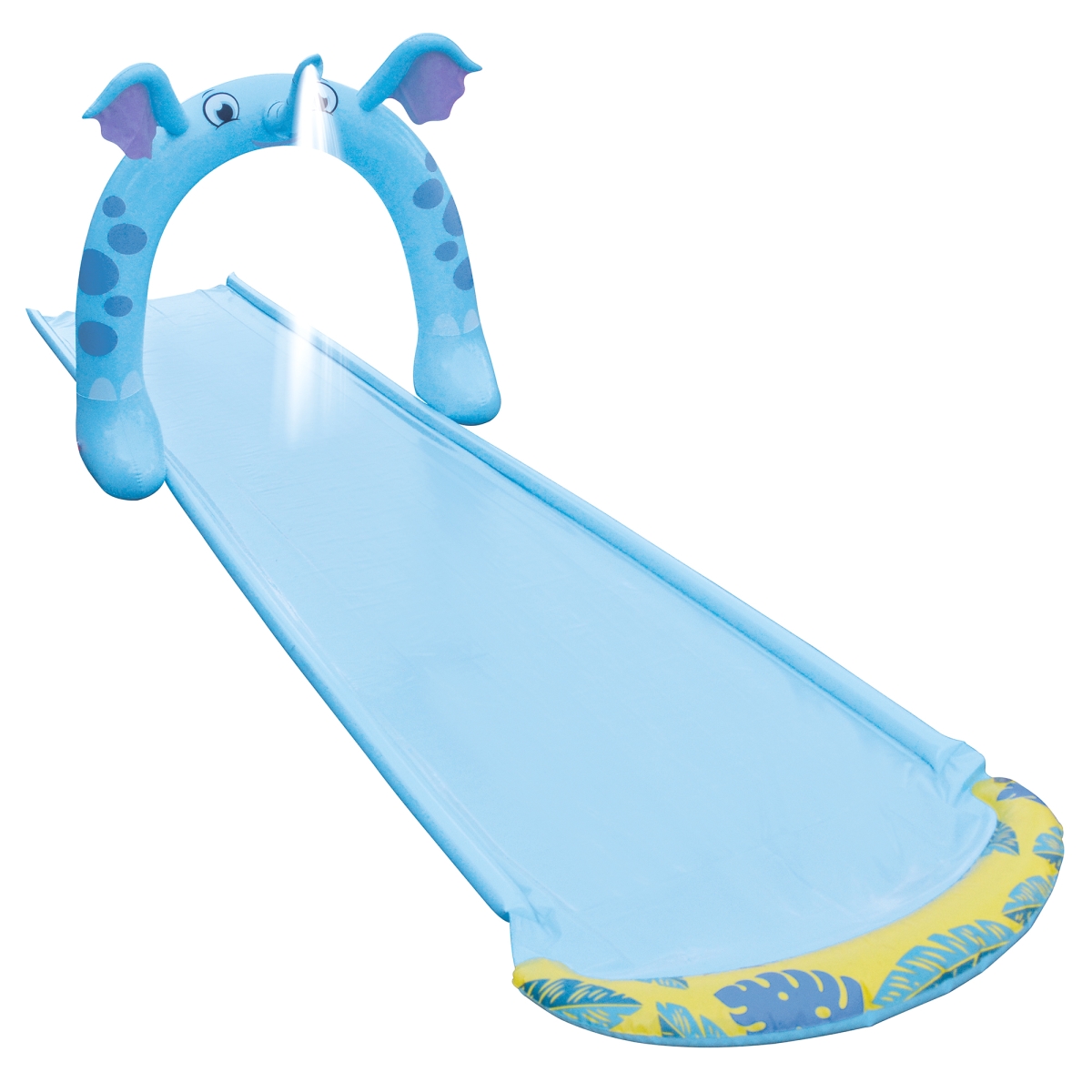 35177921 16 ft. Inflatable Elephant Arch Sprayer Slide Outdoor Kids Water Toy