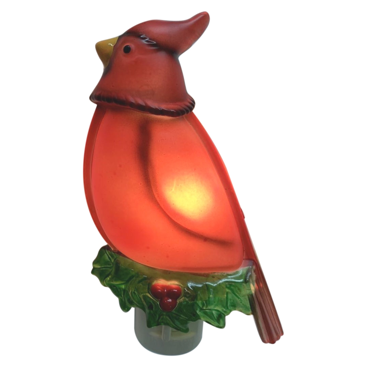 34860000 5.5 in. Red Cardinal Bird Christmas Night Light