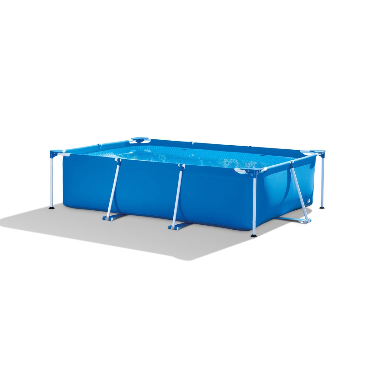 Picture of Pool Central 34808716 8.5 ft. x 25 in. Rectangular Frame Above Ground Swimming Pool with Filter Pump