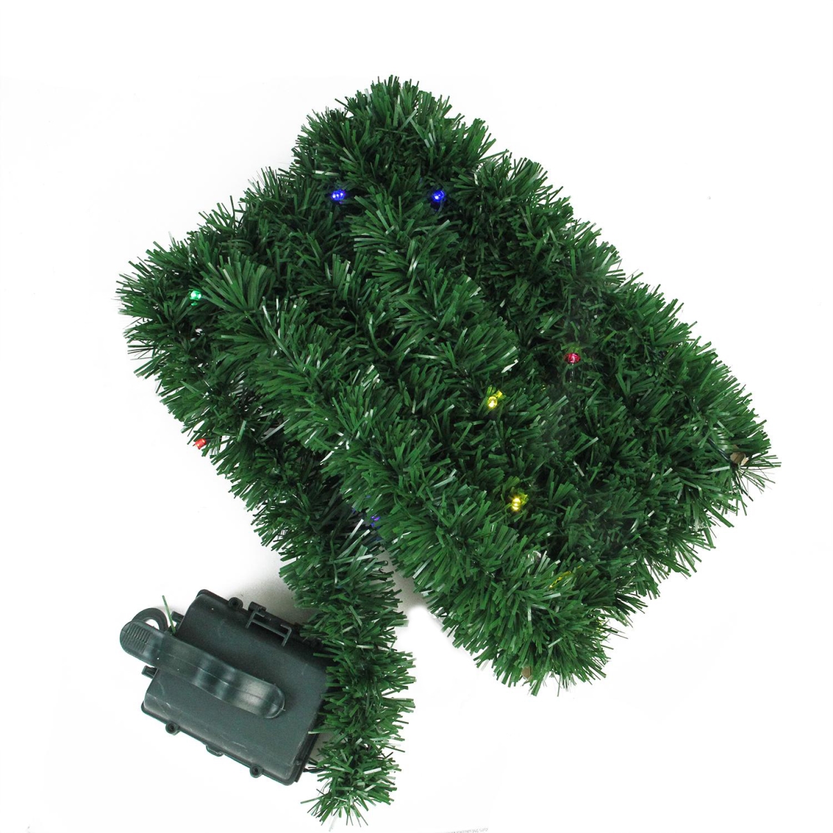 Picture of Brite Star 33376392 18 ft. Pre-lit B & O Artificial Pine Garland with 35 Multi Color Micro Lights