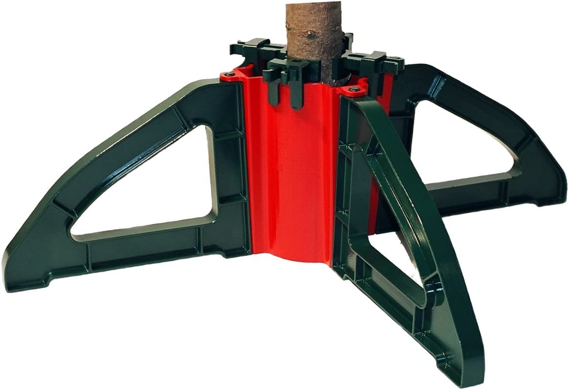 30937422 10 ft. Christmas Tree Stand with Clamping System for Real Live Trees