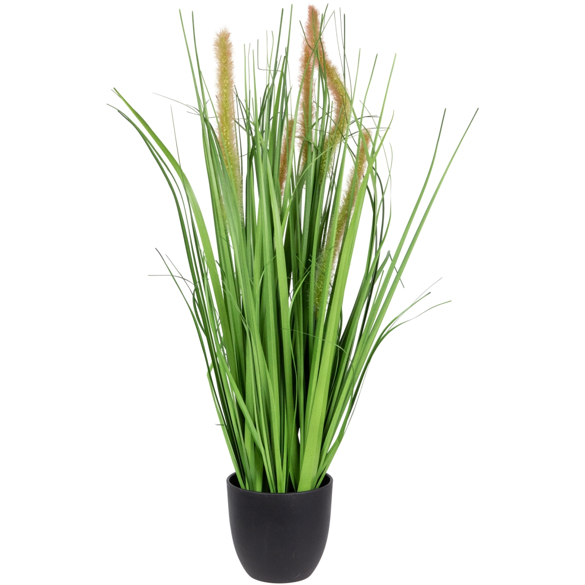 35663081 24 in. Potted Artificial Onion Grass Plant, Green