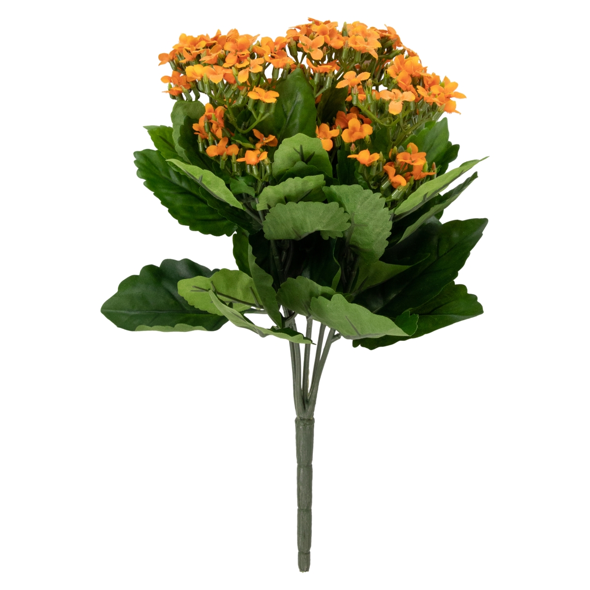 Picture of Allstate 35163959 14 in. Kalanchoe Artificial Silk Floral Bouquet Flowers, Amber