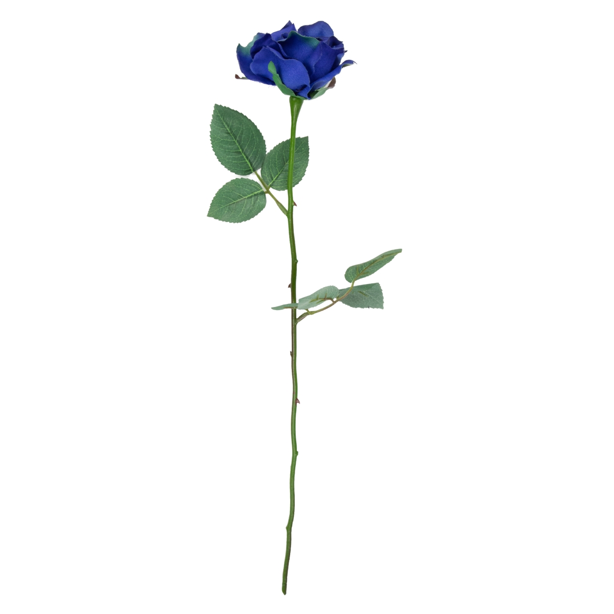Picture of Allstate 33401293 23 in. Blooming Rose Artificial Silk Floral Pick Flowers&#44; Blue