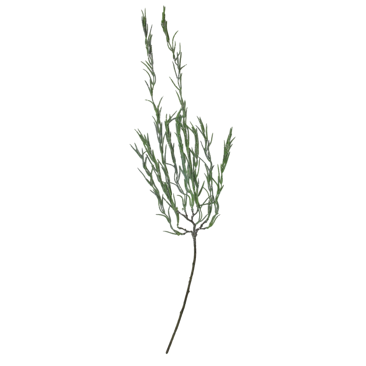 32923864 33 in. Iced Willow Succulent Hanging Artificial Christmas Spray, Green