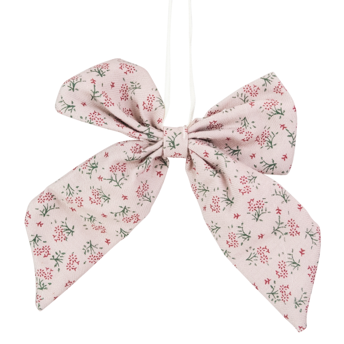 Picture of Northlight 34868410 5.5 in. Floral Single Loop Christmas Bow Decoration, Pink