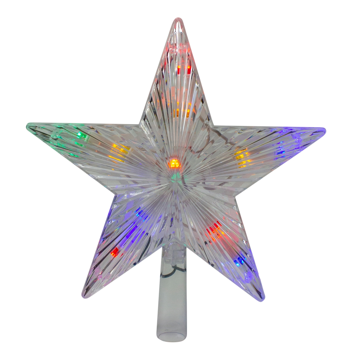 Picture of Hofert 33655141 9.5 in. Lighted Color Changing 5 Point Star Tree Topper - White & Blue LED Lights