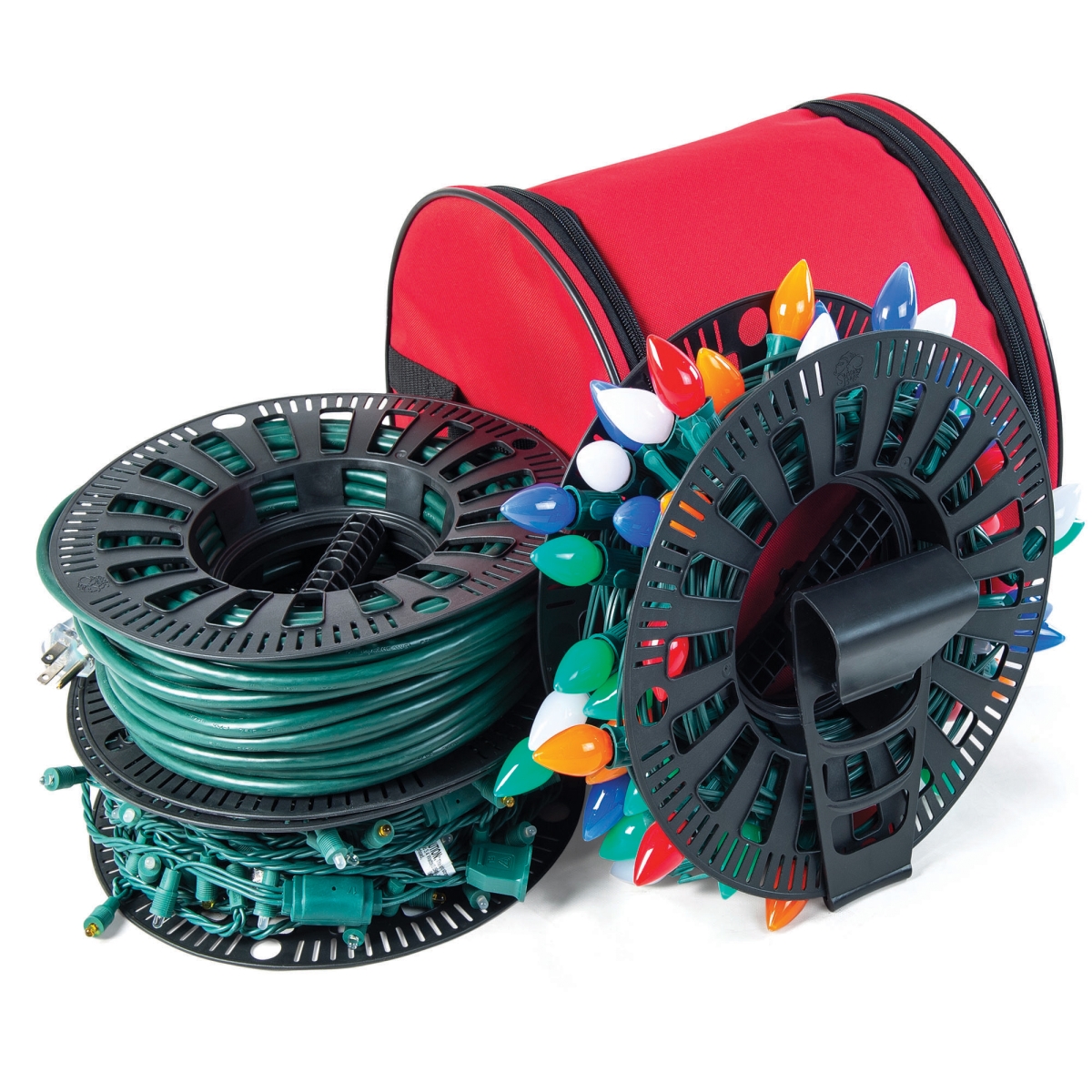 34181624 12.5 in. Install N Store Christmas Light Storage Reel & Bag