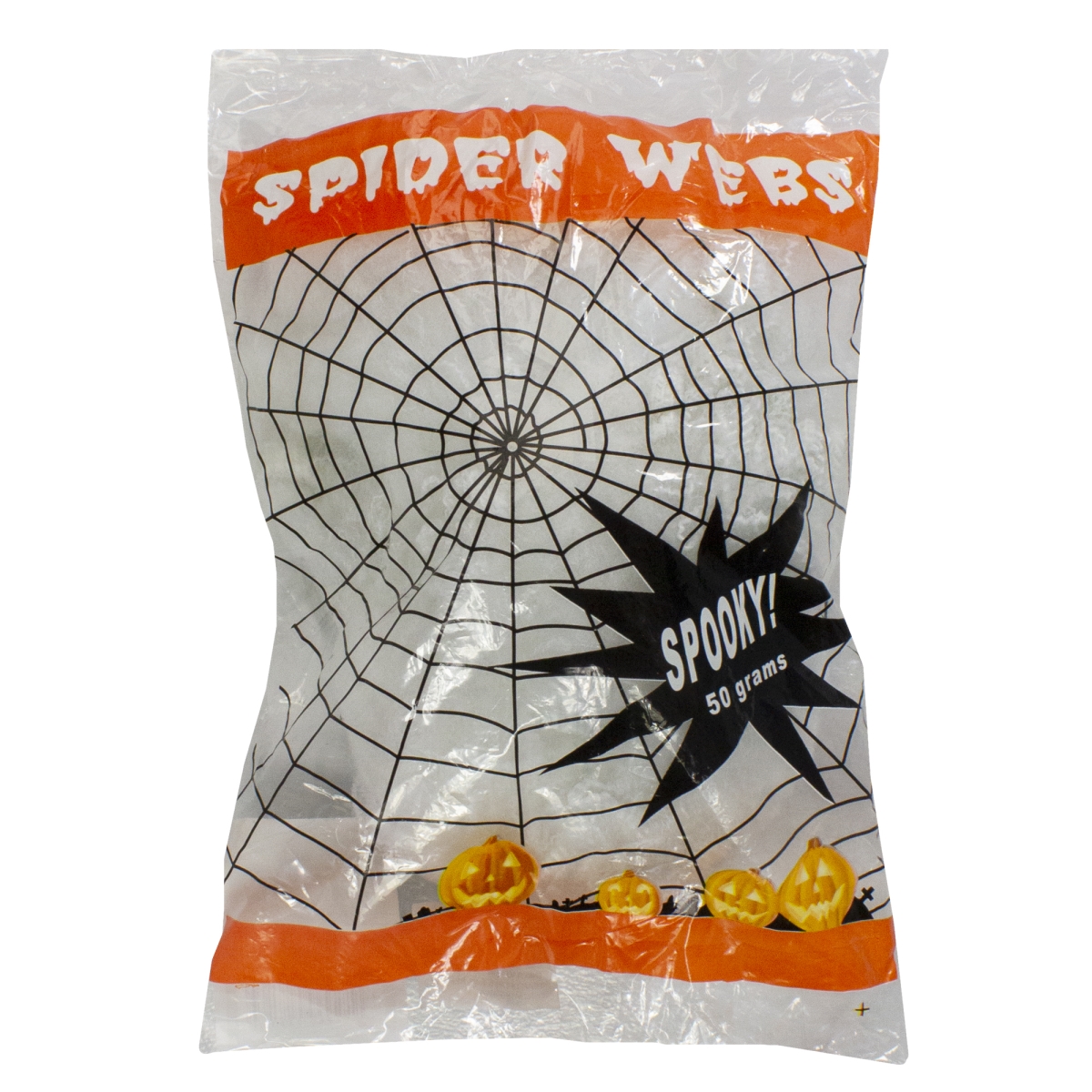 Picture of Northlight 34289221 10 in. Stretchable White Spider Web Halloween Decoration