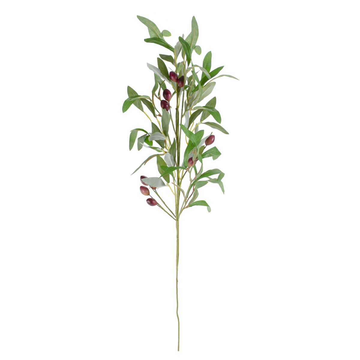 34739063 28 in. Artificial Olive Branch Stem with Leaves & Fruit