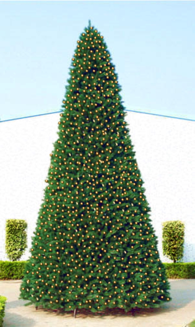 33388892 15 ft. Pre-Lit Pencil Pine Artificial Christmas Tree, Green - Clear Lights