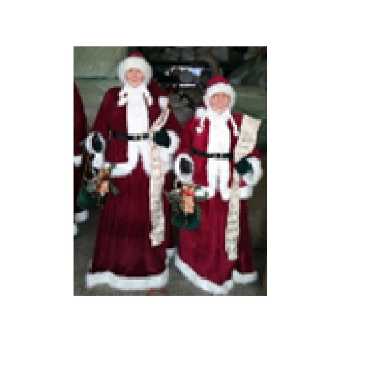 35680912 72 in. Life Size Plush Mrs. Claus Standing Christmas Figure -  NorthLight