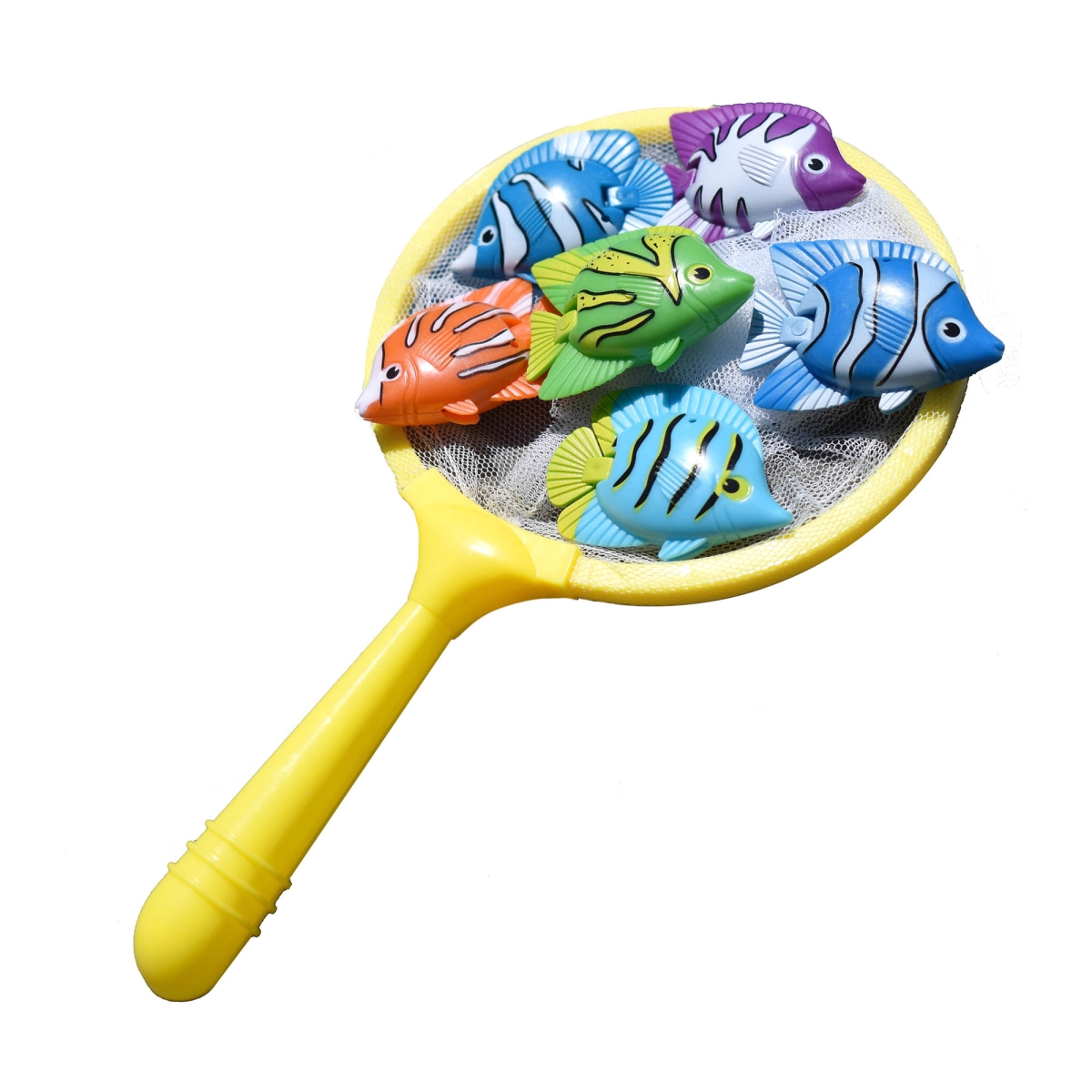 33532813 9 in. Colorful Weighted Fish Catching Water Game
