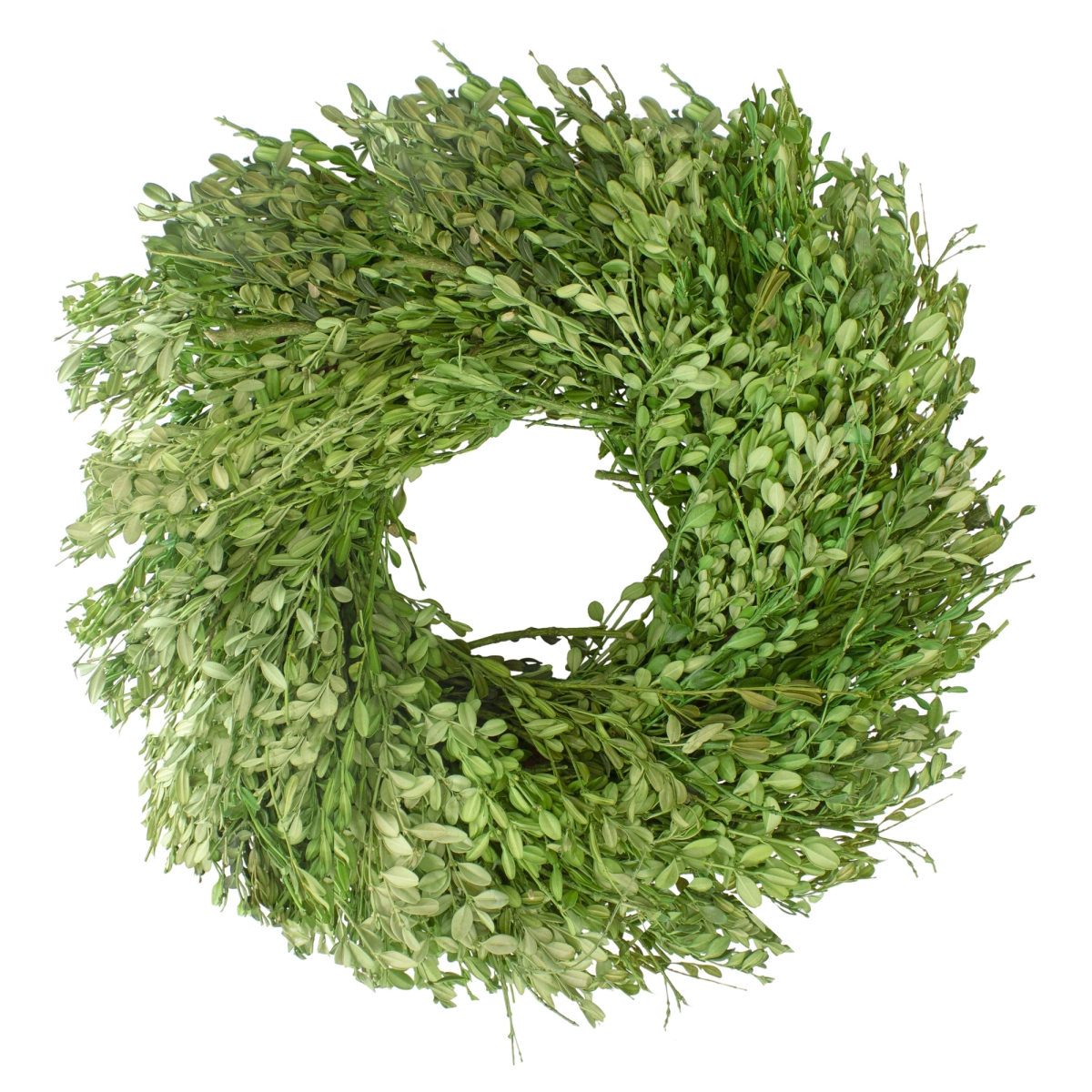 15 in. Green Foliage Artificial Spring Wreath