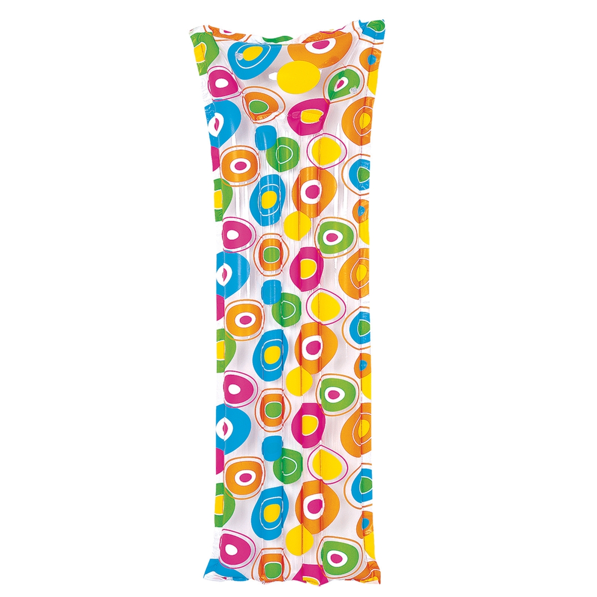 34256422 6 ft. Colorful Circles Inflatable Swimming Pool Float