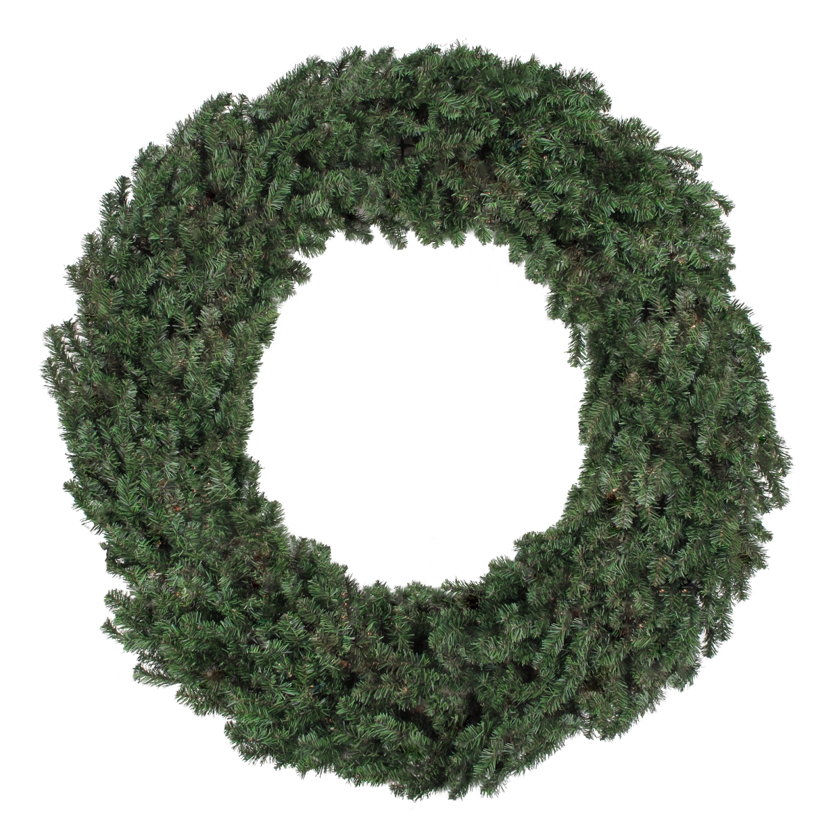 34860734 10 ft. Unlit Commercial Size Canadian Pine Artificial Christmas Wreath