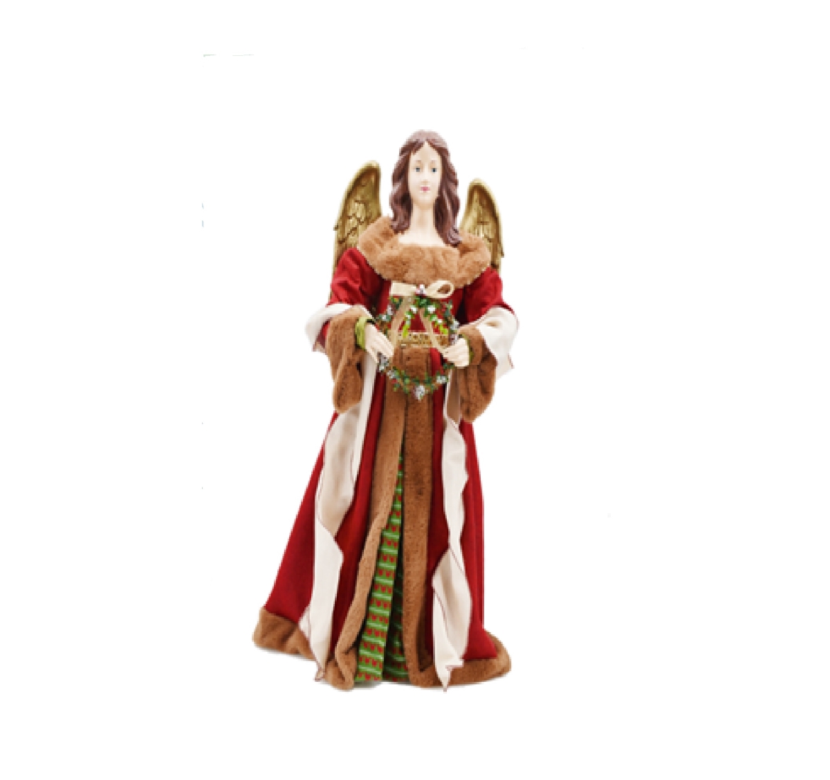 Picture of Northlight 35680473 3 ft. Red & Brown Angel Commercial Size Christmas Tree Topper Unlit