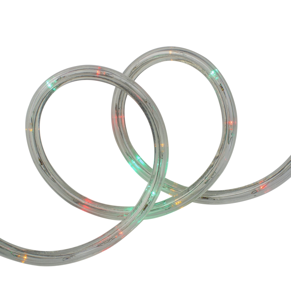 14055767 18 ft. LED Multi-Color Random Twinkle Christmas Rope Lights