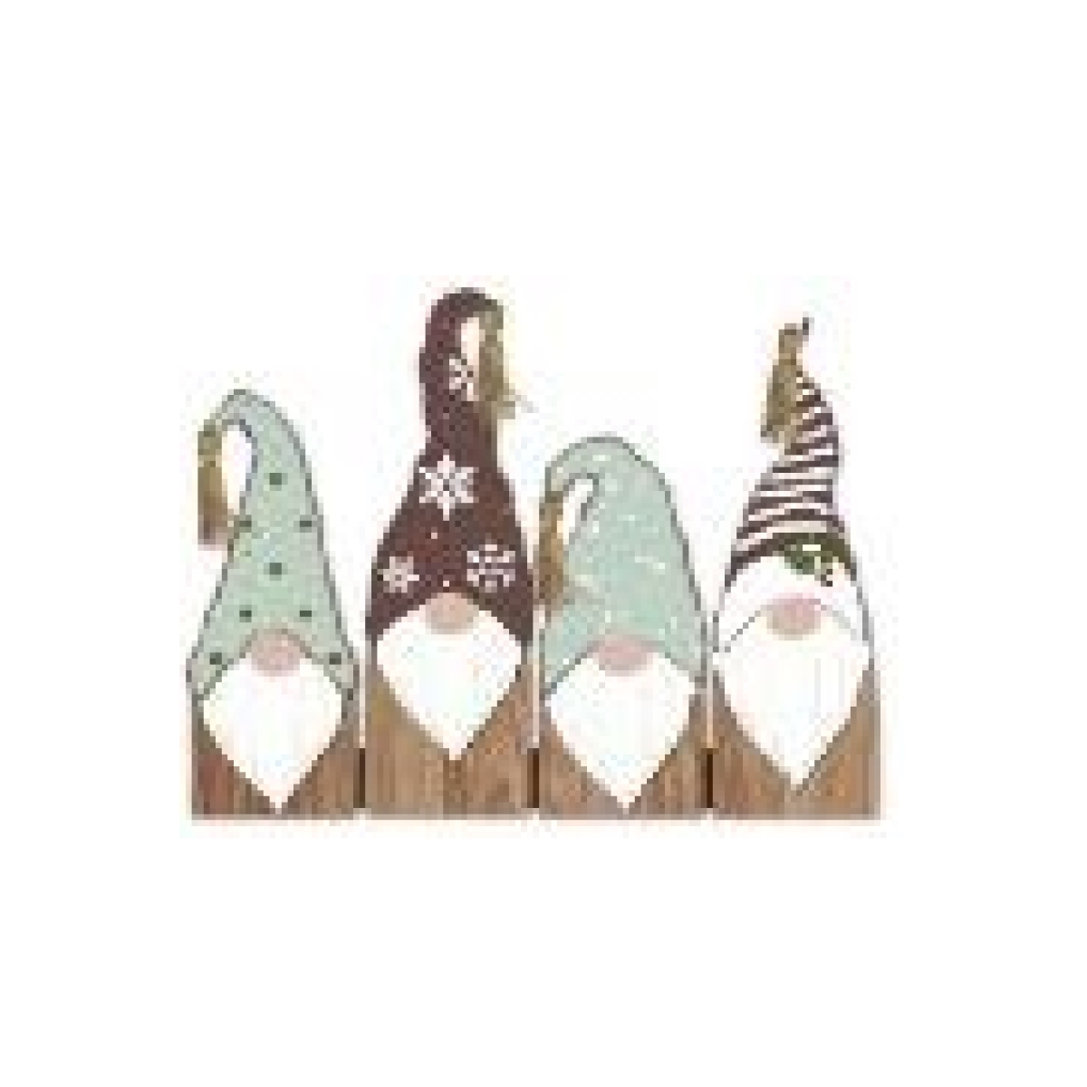 35706187 11 in. Christmas Gnomes Tabletop Sign