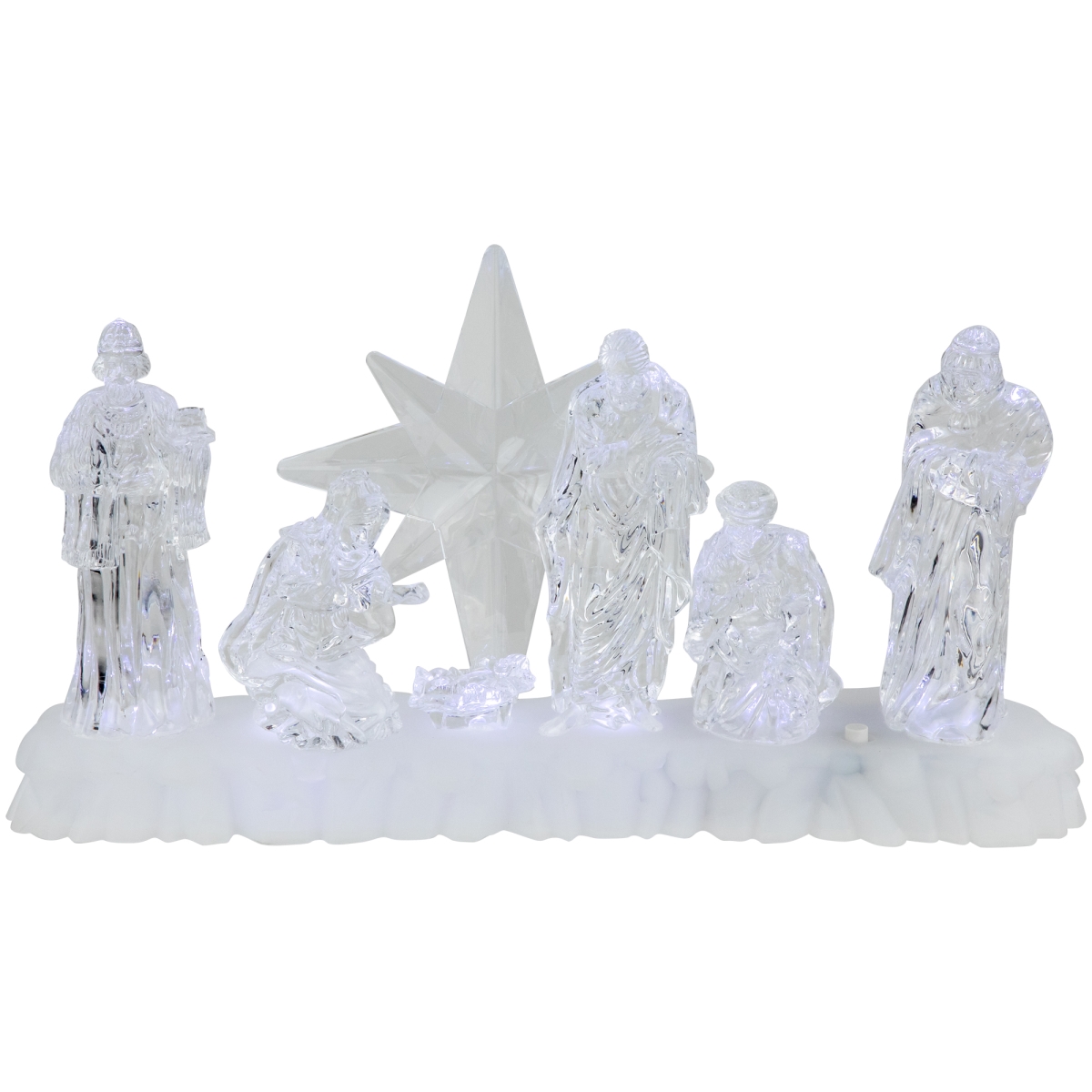 Picture of Northlight 35690053 12.25 in. LED Lighted Nativity Scene Acrylic Christmas Decoration