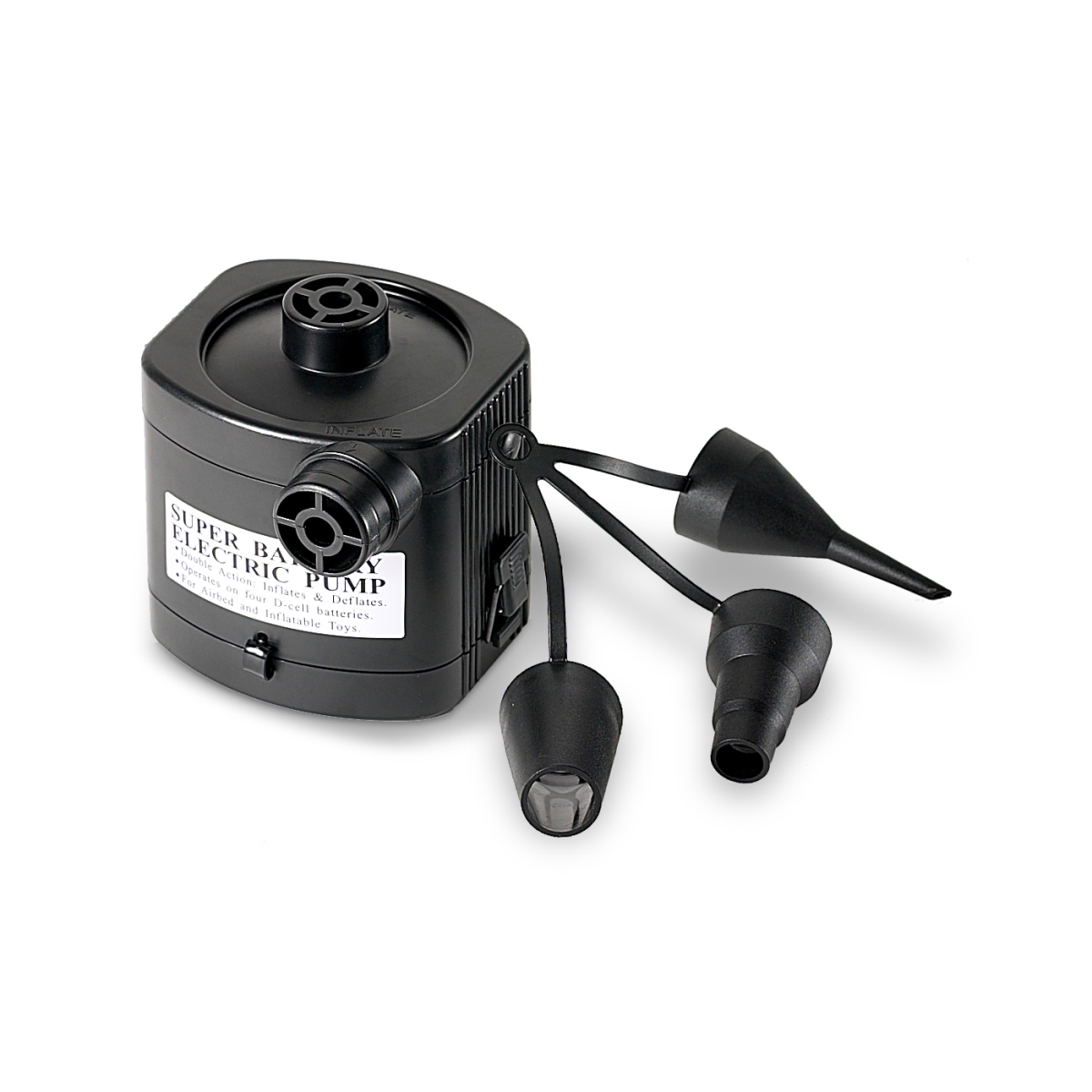 30924766 4.25 in. Battery Operated Air Pump for Inflatables, Black