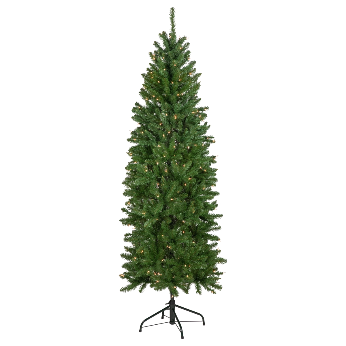 35749462 12 ft. Pencil White River Fir Artificial Christmas Tree Clear Lights -  NorthLight