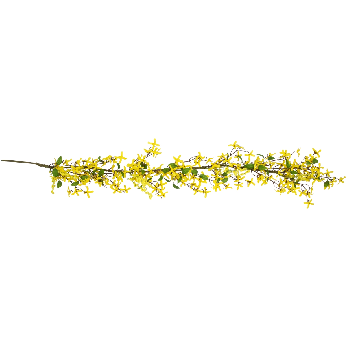Picture of Northlight 35745097 5 ft. Forsythia & Berry Floral Spring Garland&#44; Yellow