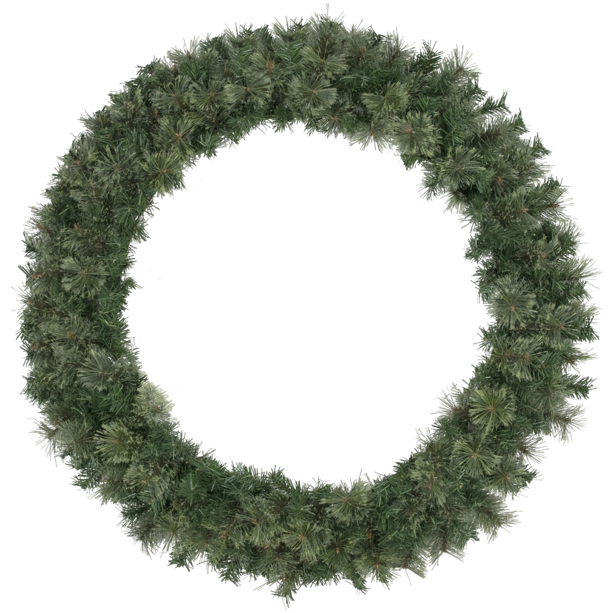 34908565 48 in. Unlit Oregon Cashmere Pine Artificial Christmas Wreath