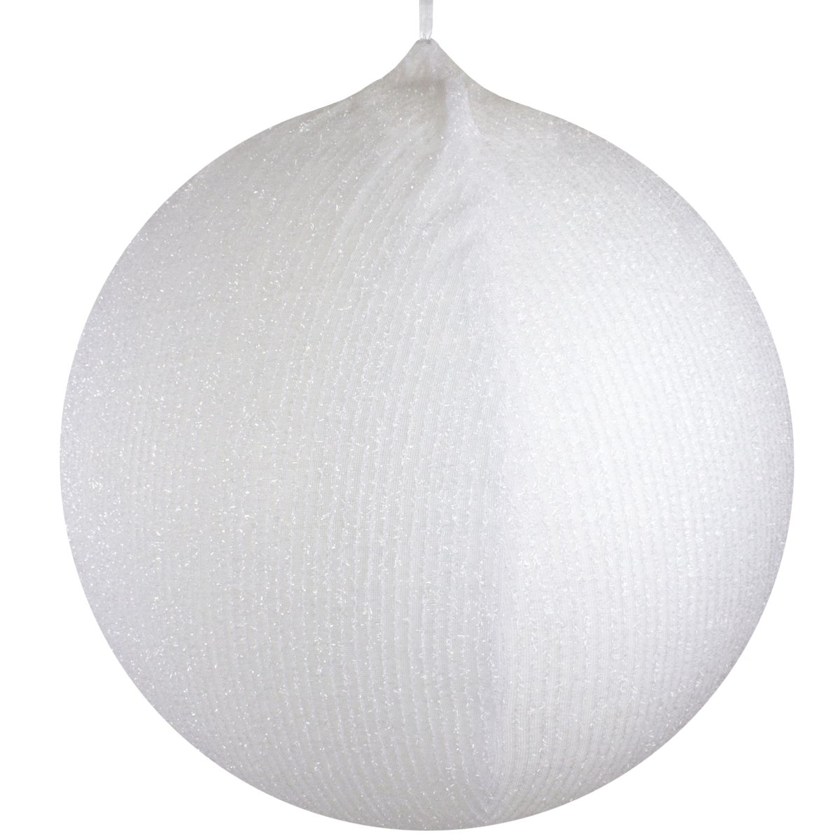 Picture of Northlight 34314431 23.5 in. Inflatable Tinsel Christmas Ball Ornament Outdoor Decoration&#44; White