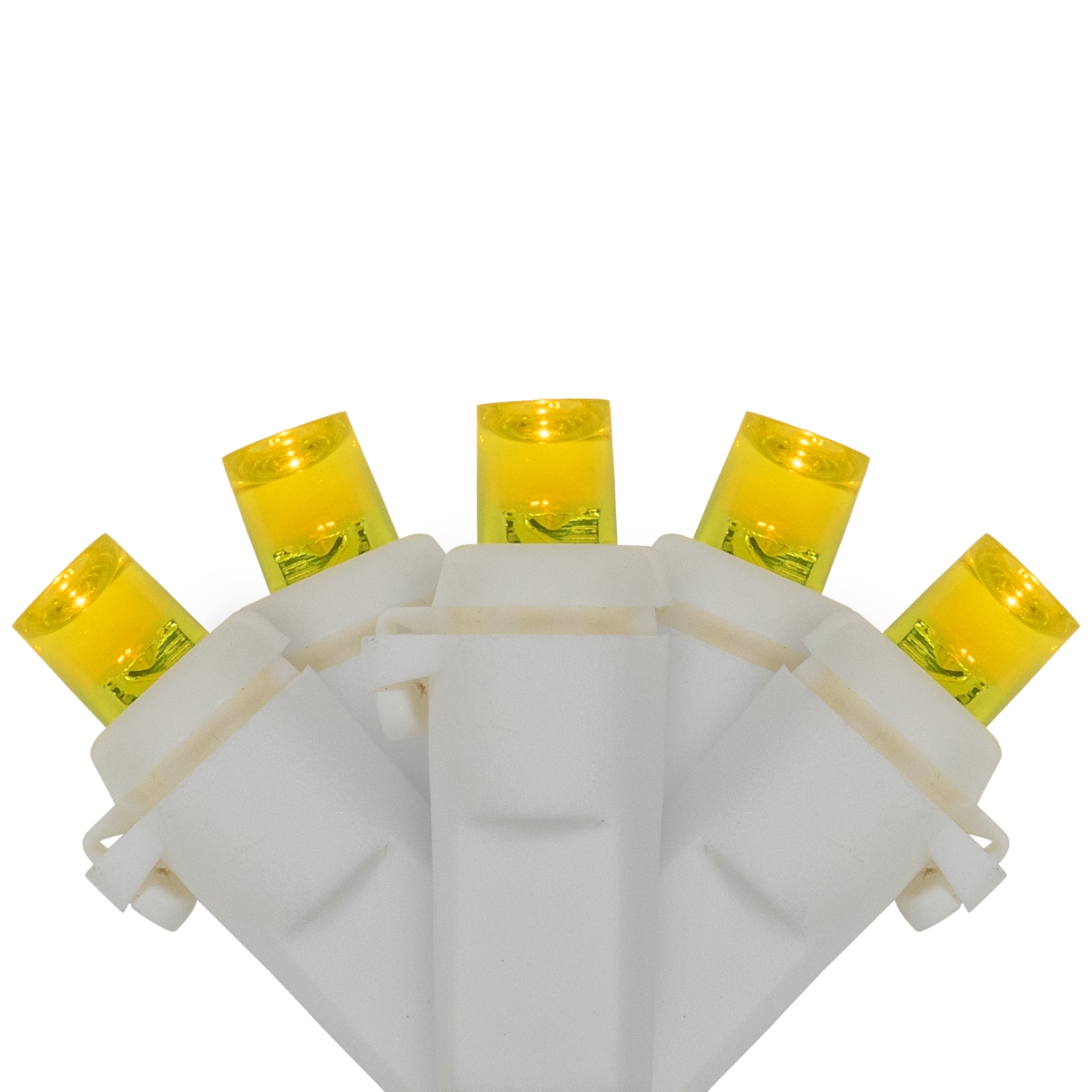 Picture of Northlight 35755124 LED Wide Angle Christmas Lights with 33 ft. White Wire&#44; Yellow - 100 Count