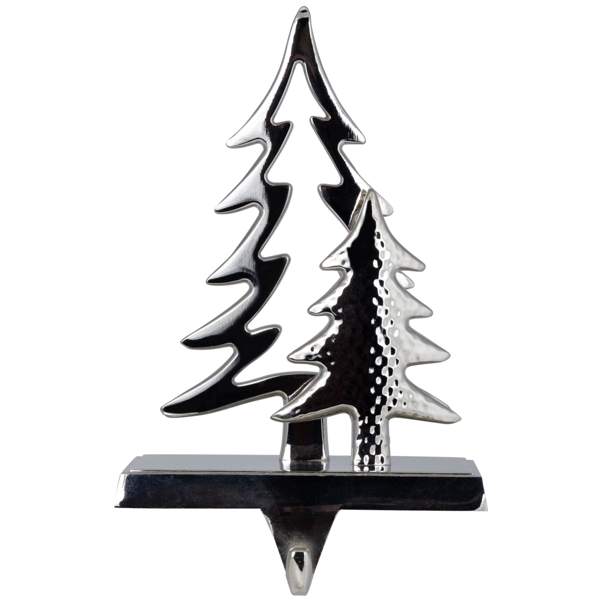 Double Pine Tree Christmas Stocking Holder - 7 in.