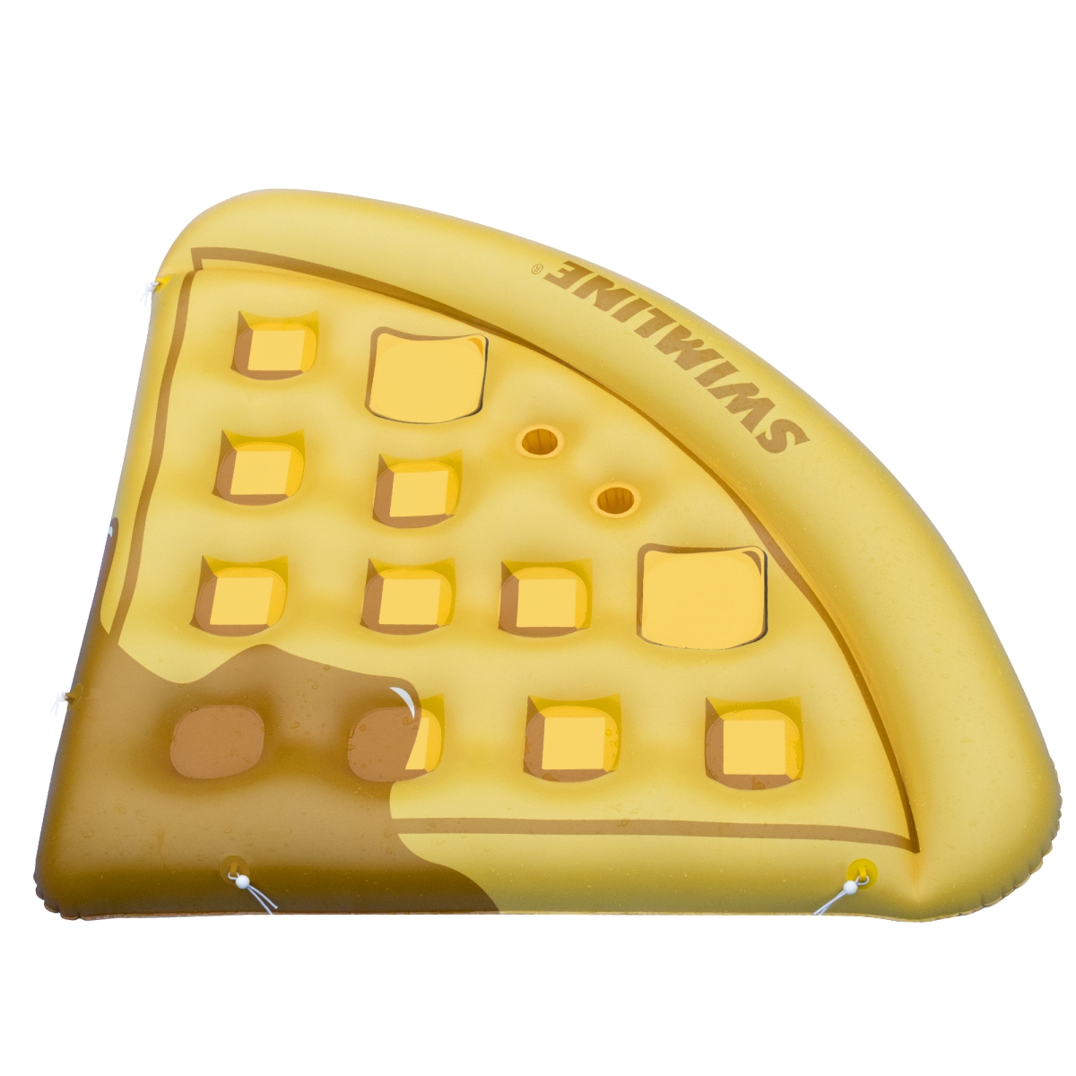 Swimline 34252016 84 in. Waffle Slice Inflatable Swimming Pool Raft