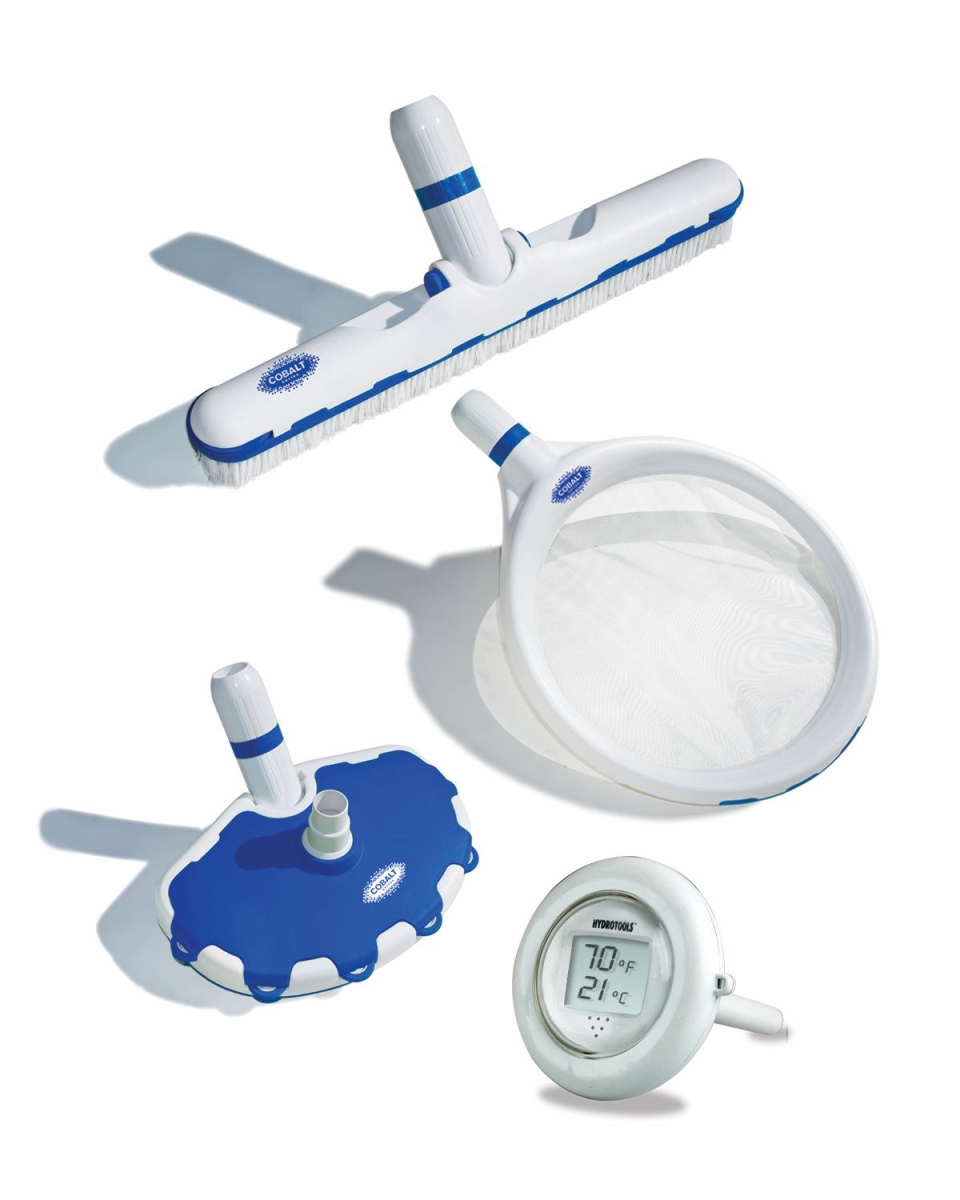 30923635 HydroTools Cobalt Series Premium Swimming Pool Cleaning Maintenance Kit - 20 in.